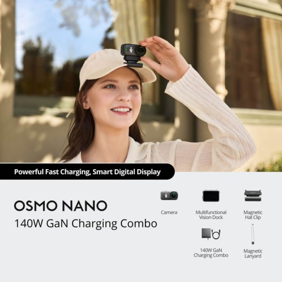 Osmo Nano 140W GaN Charging Combo（128G）