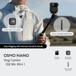 Osmo Nano Vlog Combo (64GB, DJI Mic Mini Transmitter Infinity Black)