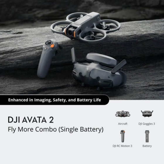 DJI Avata 2 Fly More 组合（单电池）