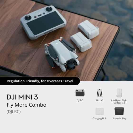 DJI Mini 3 飞越组合 (DJI RC)