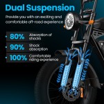 Aairsk X5 Electric Bike 20" Fat Tyre