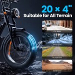 Aairsk X5 Electric Bike 20" Fat Tyre