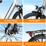 URLIFE E26 Electric Bike 26-inch